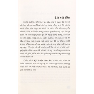 Sách ND- Kỹ Thuật Nuôi Bò