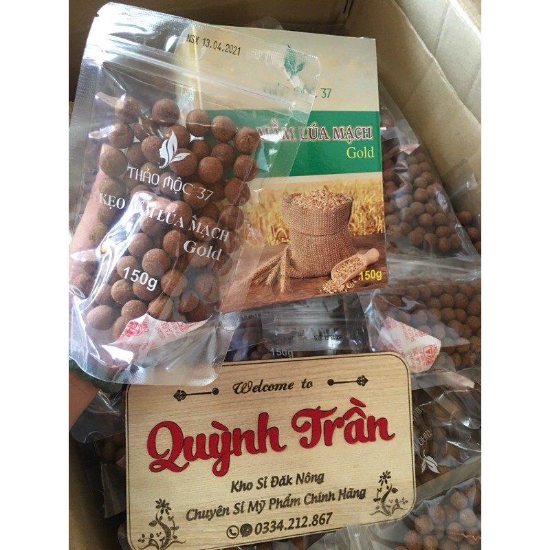 [Cam Kết Chính Hãng] 1 Hộp kẹo mầm nở ngực lúa mạch gold thảo mộc 37 | Thế Giới Skin Care