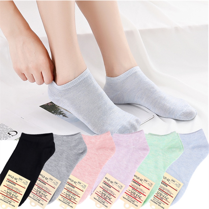Vớ Cotton Mỏng Mềm Mại Thoáng Khí Thoải Mái Phong Cách Hàn Quốc Cho Nữ