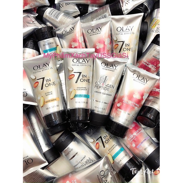 Sữa rửa mặt chống lão hoá Total Effects 7in1 dạng tuýp 150 Hàng Mỹ