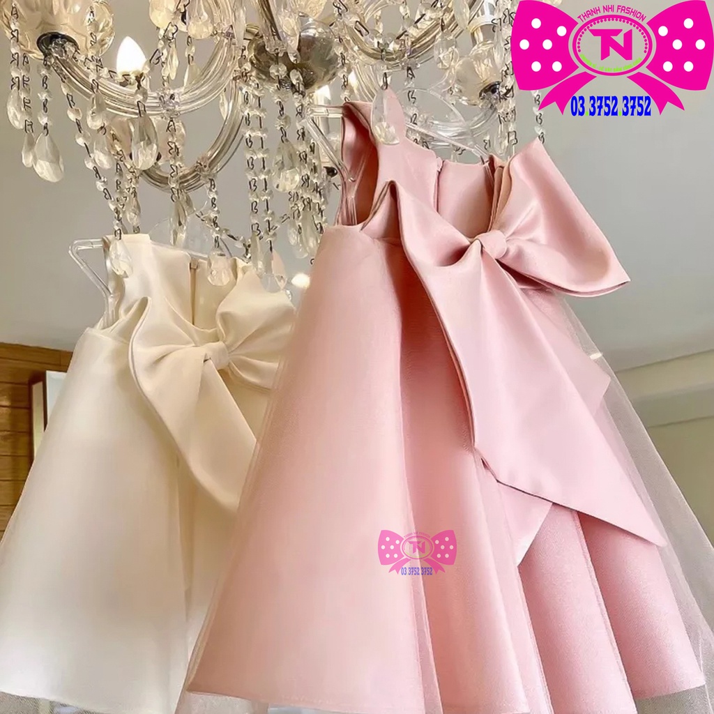 Váy Trẻ Em Taffa Lụa Nhiều màu - Váy Công Chúa hàng thiết kế cao cấp TN2330015