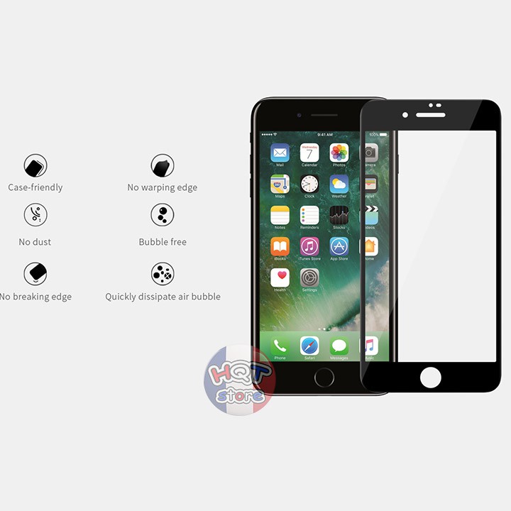 Kính cường lực full màn hình Nillkin XD CP+ Max Iphone 8 plus / 8 / 7plus / 7