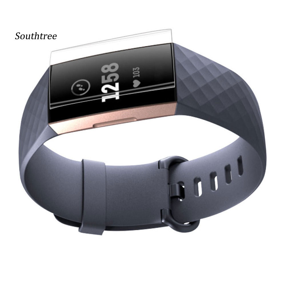 (Hàng Có Sẵn) Miếng Dán Màn Hình Chống Cháy Nổ Cho Fitbit Charge 3