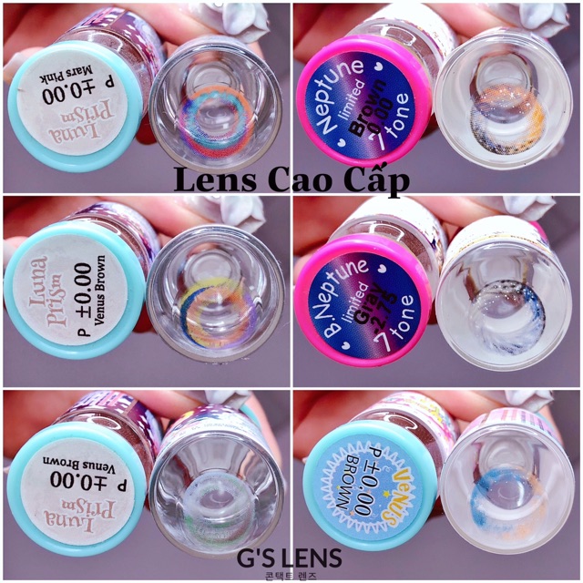 🍀 Lens Vũ Trụ siêu Hot NEPTUNE 7 tone màu 🍀 🎁 (4 ảnh cuối là ảnh thật shop tự chụp)