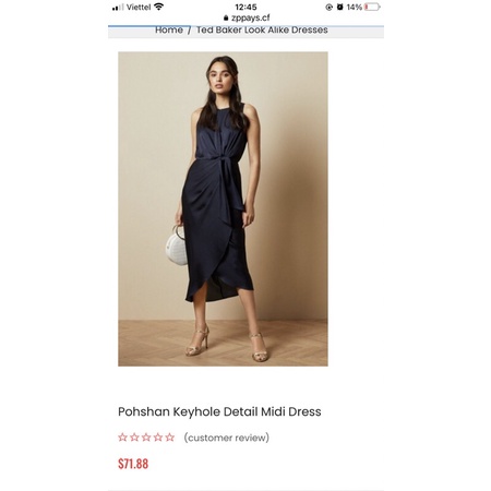 Đầm Ted baker xk size 1