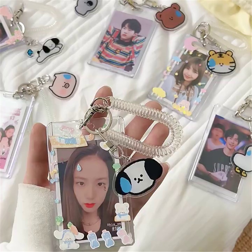 Túi Đựng Thẻ ID/Thẻ ID Họa Tiết Động Vật Hoạt Hình Đơn Giản Phong Cách Nhật Bản