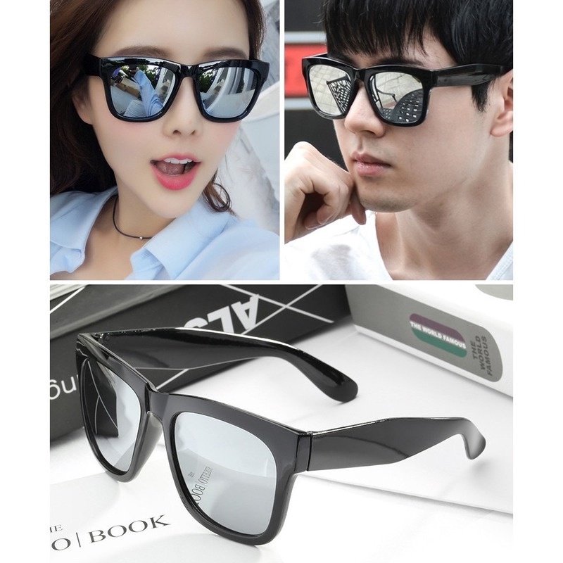 Kính mát phân cực gọng vuông chống tia UV thời trang cho cả nam lẫn nữ