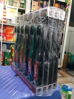 Bàn chải đánh răng Lipzo Ruby Charcoal than hoạt tính