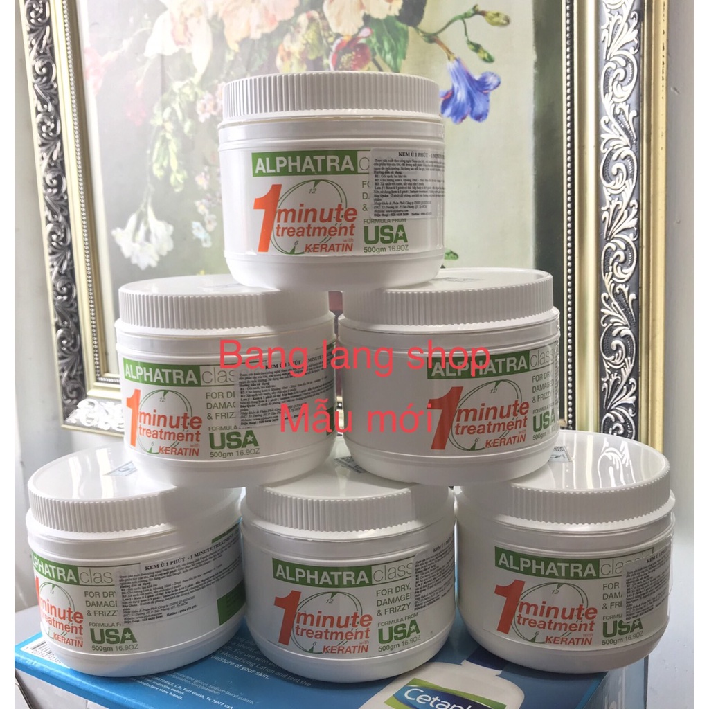 KEM Ủ TÓC ALPHATRA CLASSIC 1 MINUTE- 500g