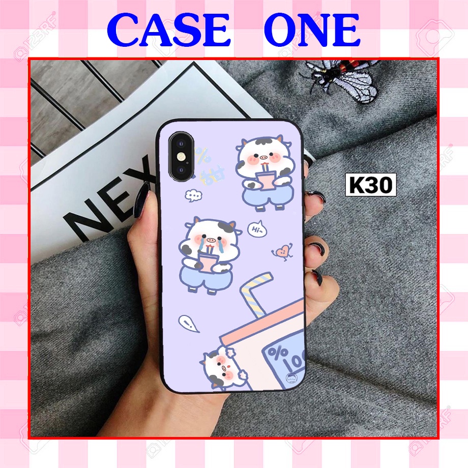 Ốp lưng lp hình khủng long tím nhám viền đen 5/5s/6/6plus/6s/6splus/7/7plus/8/8plus/x/xr/xs/11/12/pro/max/promax