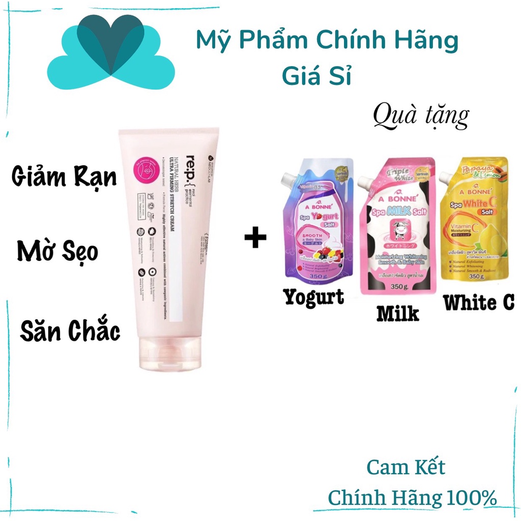 Kem Giảm Rạn Da Re:p Làm Săn Chắc Và Mờ Sẹo Natural Herb Ultra Firming Stretch Cream 200ml