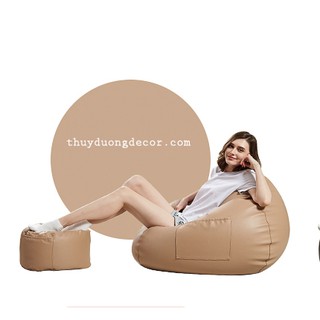 Vỏ Ghế Lê Hạt Xốp hình trái lê- Ghế beanbag chưa bao gồm hạt xốp- hình trái lê