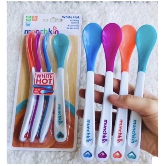 Bộ thìa/ muỗng mềm báo nóng MUNCHKIN