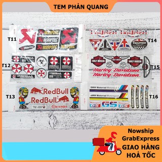 BỘ TEM PHẢN QUANG