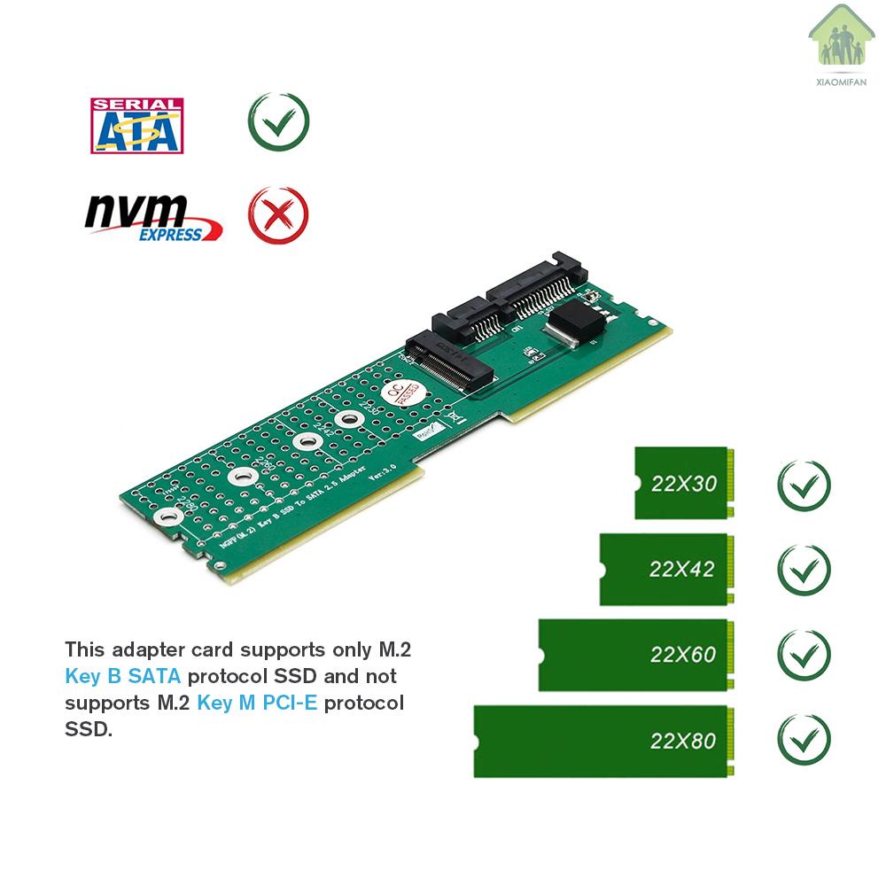 Bảng Mạch Chuyển Đổi Na M.2 Ngff B-Key Ssd Sang Sata 2230 2242 2260 2280 M2 Ssd