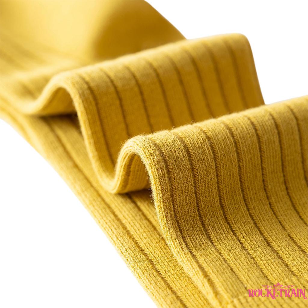 Vớ Đan Len Cao Đến Đầu Gối Màu Sắc Xinh Xắn Dành Cho Các Bé