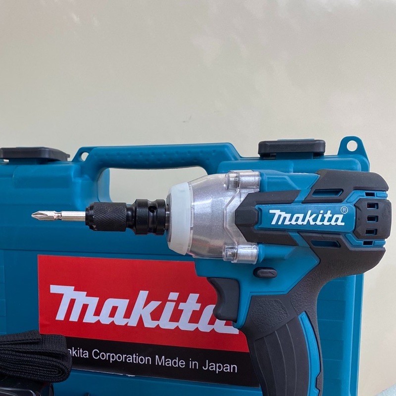 MÁY SIẾT BULONG MAKITA 198v 6A 380N/m.2PIN TẶNG BỘ PHỤ KIỆN.MAYLAYSIA