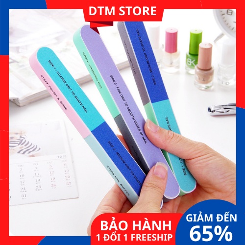 Que Dũa Móng Tay 6 Mặt Chà Nhám và Đánh Bóng An Toàn Tiện Lợi - DTM Store
