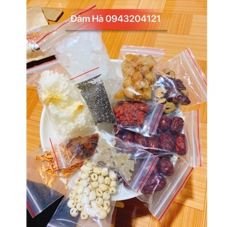Set lớn chè dưỡng nhan tuyết yến 500g