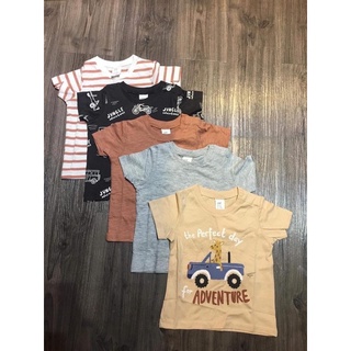 set 5 áo phông HM AUTH cho bé