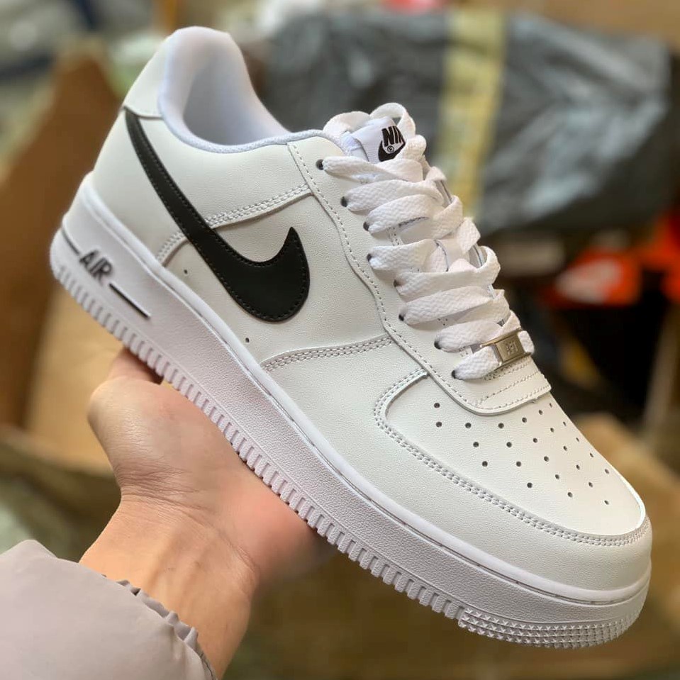 Giày thể thao AF1 trắng vệt đen , Giày Sneaker  Air Force 1 Low White Black 2022