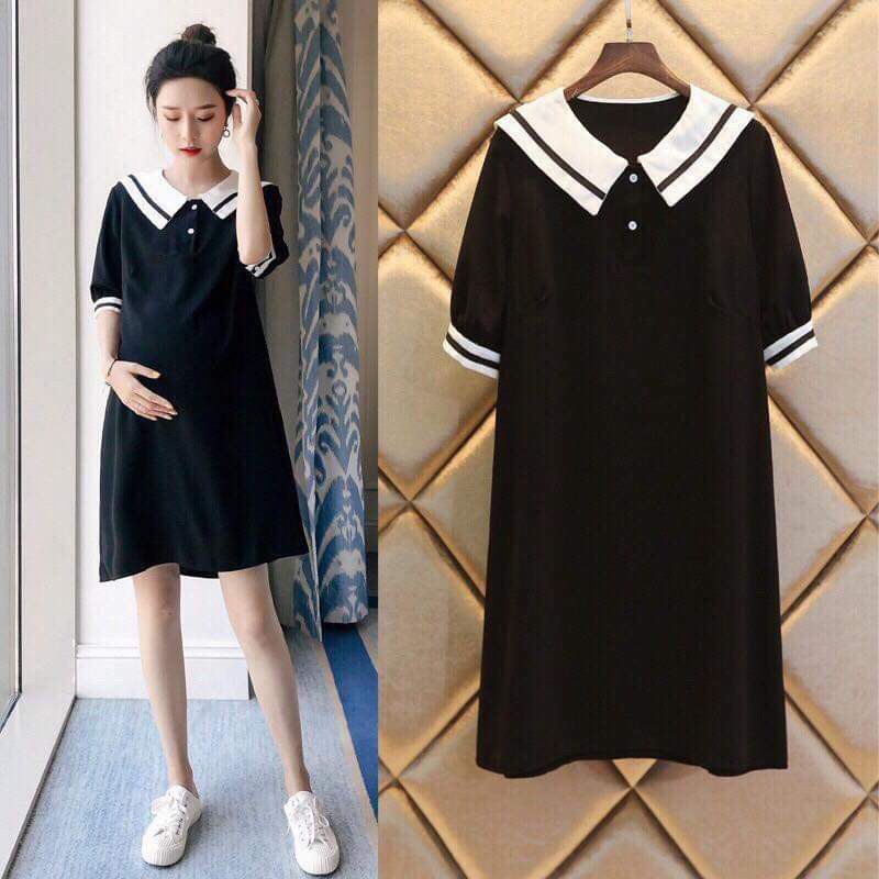 Váy bầu thiết kế dáng xuông
