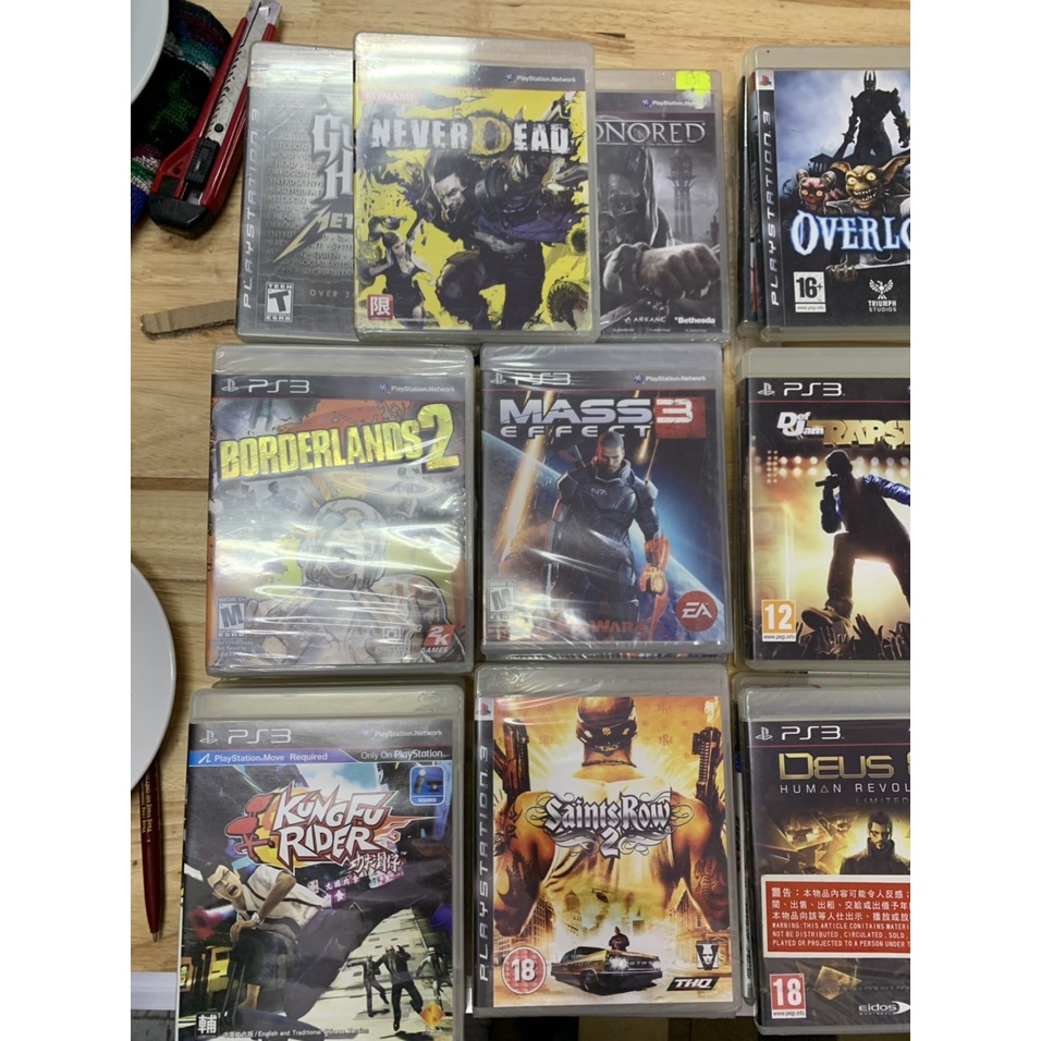 Đĩa Game Ps3 Mới Nguyên seal cho máy Ps3 - Tổng hợp