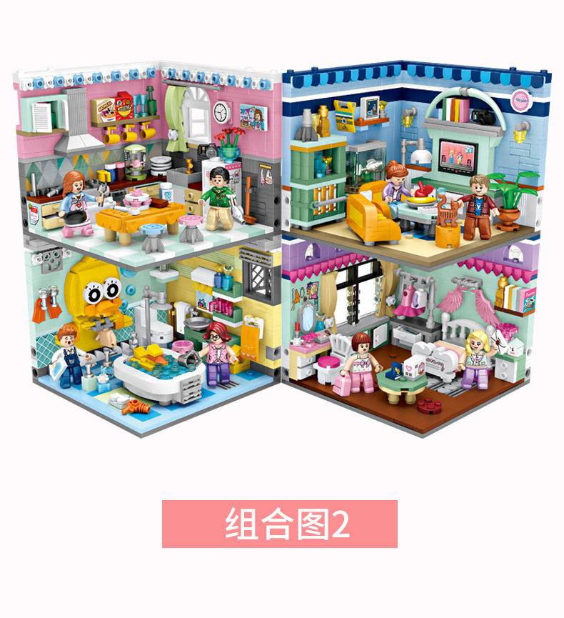 Mô Hình Khối Lắp Ráp Mini 1901 1902 1903 1904 Đồ Chơi Giáo Dục Cho Bé