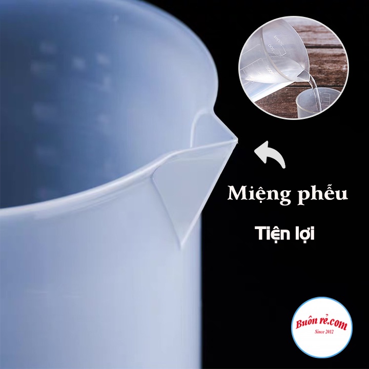 Ca chia vạch, ca đong nước tiện lợi (100ml/250ml/500ml) - Ca đong định mức chính xác có quai cầm chắc chắn Br01576