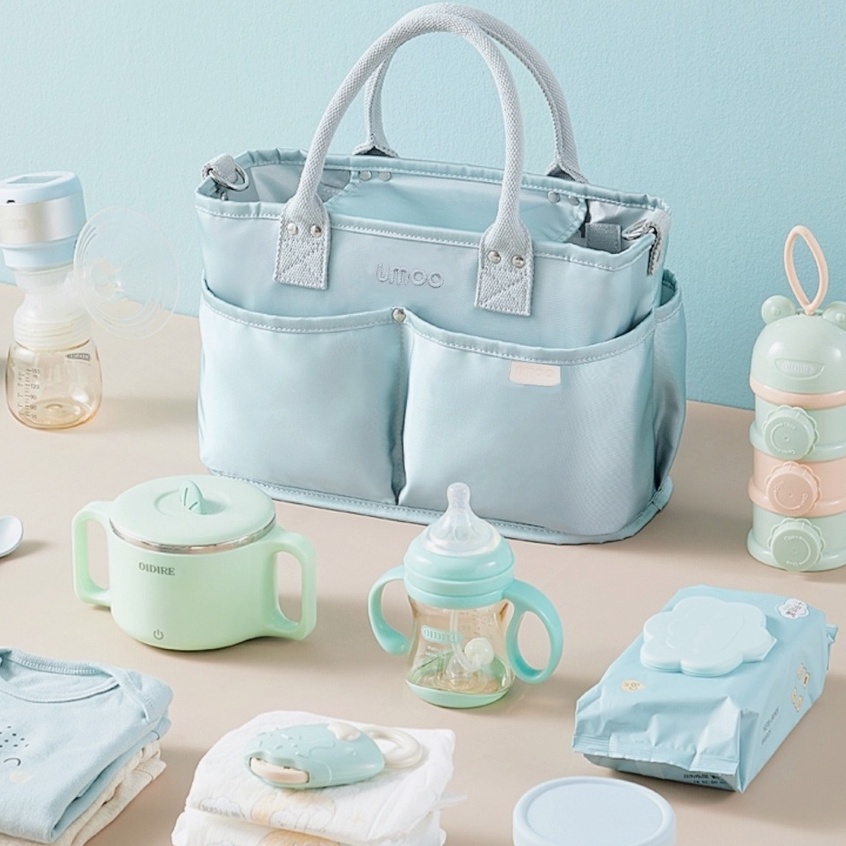 Túi bỉm sữa umoo chính hãng cao cấp cho mẹ bé
