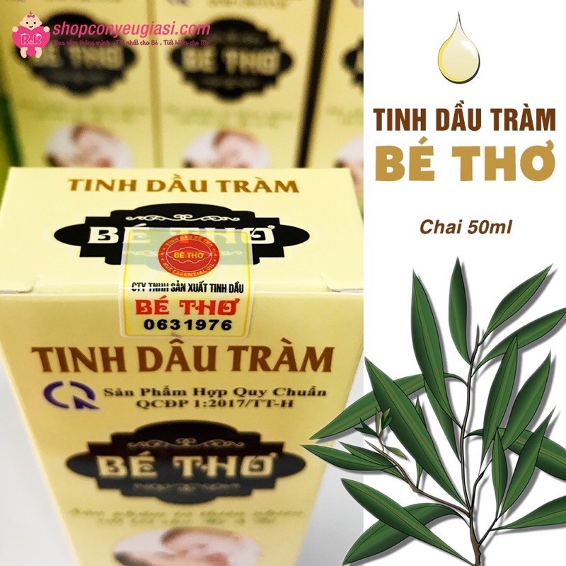 [CAO CẤP] Tinh dầu tràm nguyên chất Bé Thơ