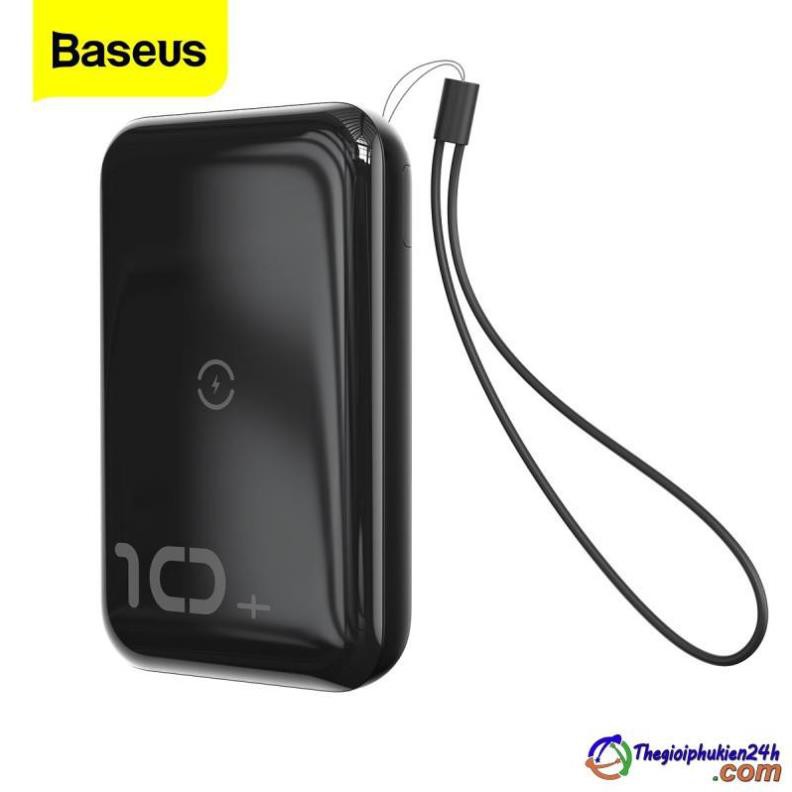 Sạc Dự Phòng Không Dây Baseus Hỗ Trợ Sạc Nhanh 3.0 Dành Cho Iphone Samsung Huawei 10000mah