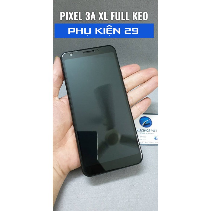 [Google Pixel 3A XL/ 3AXL] Kính cường lực FULL màn FULL keo Glass Pro+ 9H