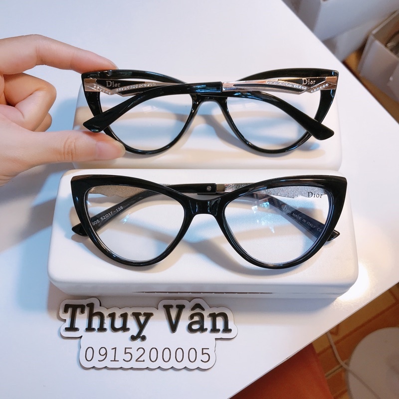 Kính mắt mèo đính đá