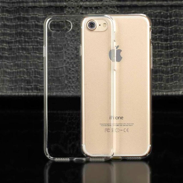 Ốp trong suốt nhựa cứng cho iPhone