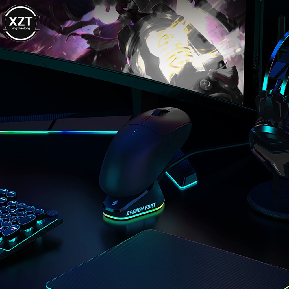 Đế Sạc Chuột Không Dây 2 Trong 1 Phù Hợp Cho Logitech G502GPW1 / 2 G703 Razer
