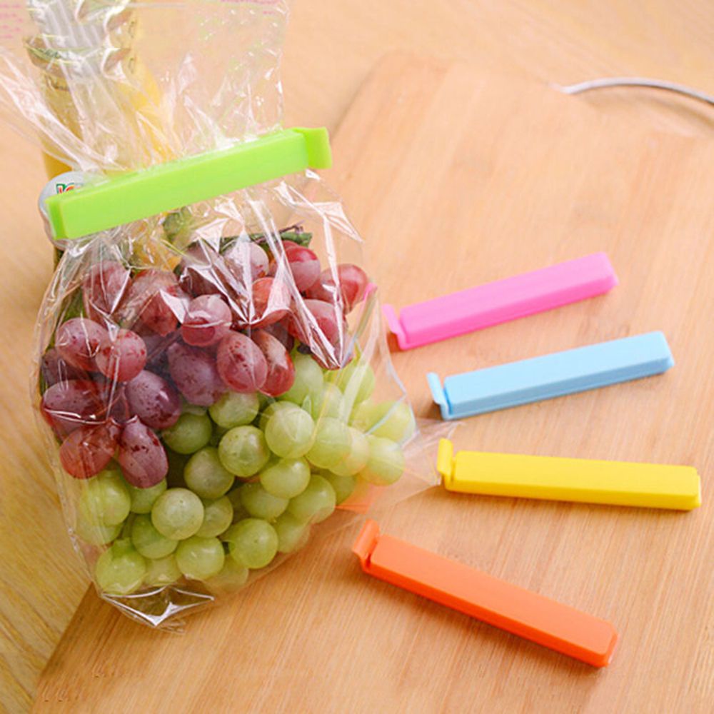 Set 10 Kẹp Miệng Túi Thực Phẩm Bằng Nhựa Tiện Dụng