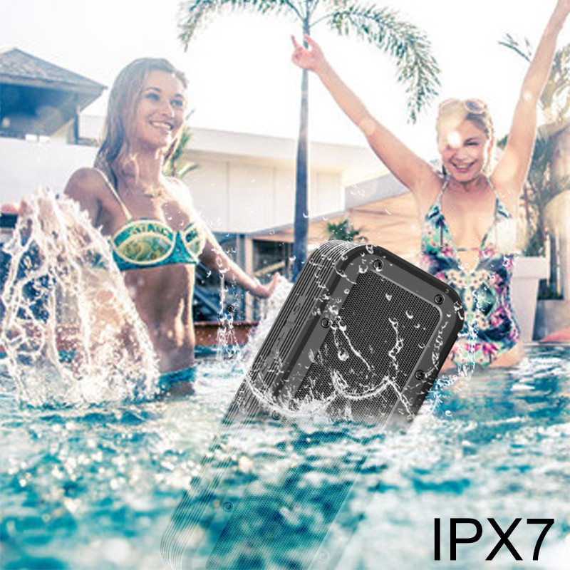 Loa Bluetooth PKCB 50W công suất lớn Super Bass chống nước IPX7 pin 6600MAH  Hàng Chính Hãng