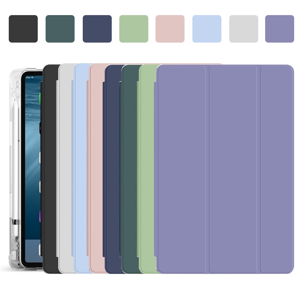 Ốp Máy Tính Bảng Có Khe Đựng Bút Cho ipad pro10.5 pro 11 air 4 3 2 1 8gen 7gen 10.2 ipad 6th 5th 9.7 mini 5 mini4