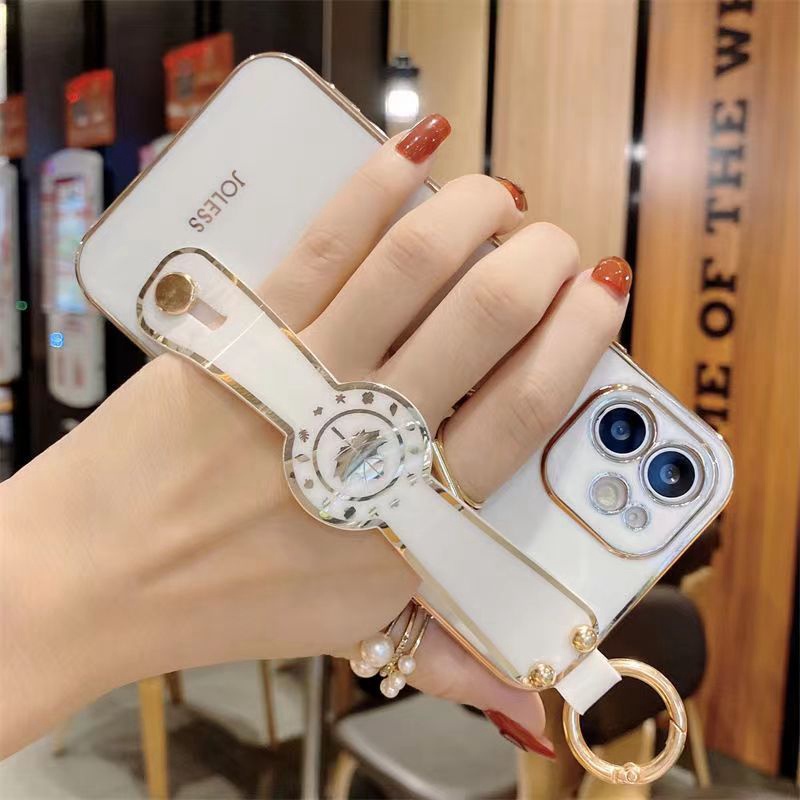 Ốp Điện Thoại Mạ Sang Trọng Có Dây Đeo Cho Samsung A52s 5G A72 A52 A32 A22 A12 A02s A21s A20s A10s