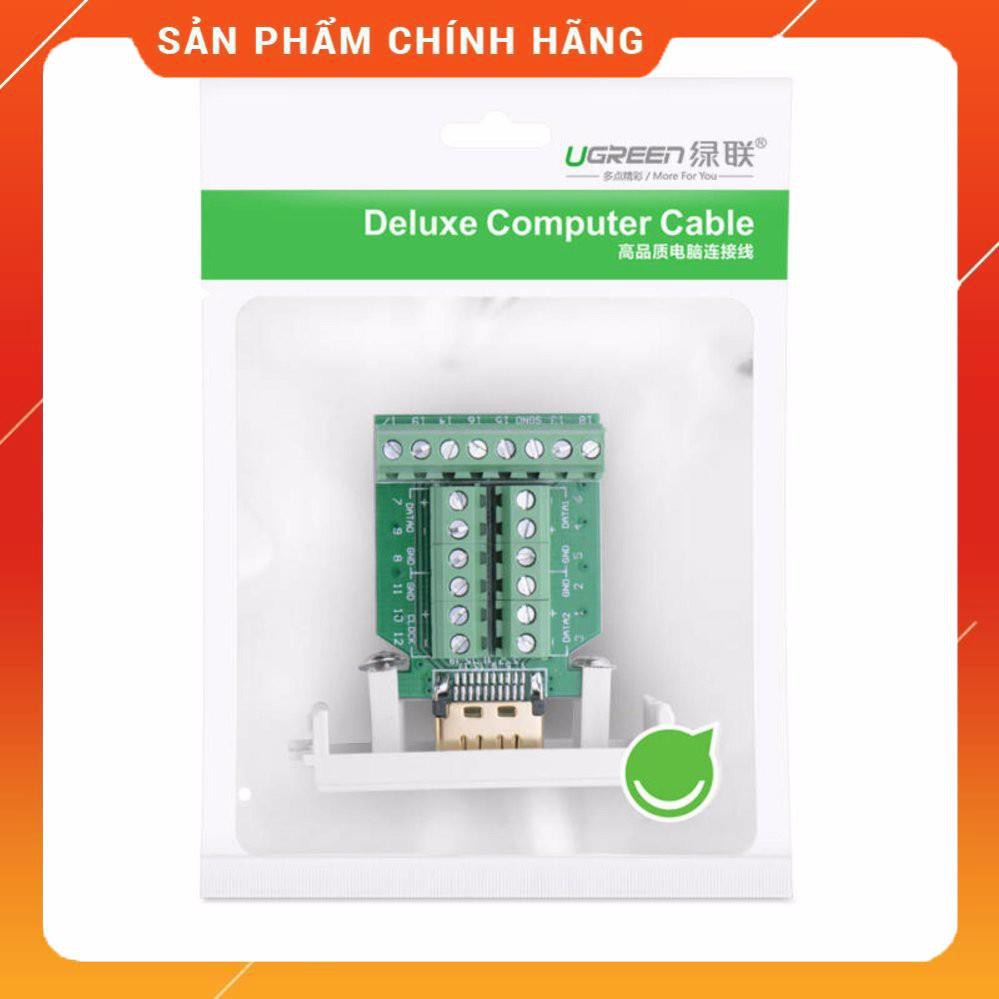 Nhân HDMI 1.4 lắp mặt ốp tường cao cấp không cần hàn UGREEN 20315 dailyphukien