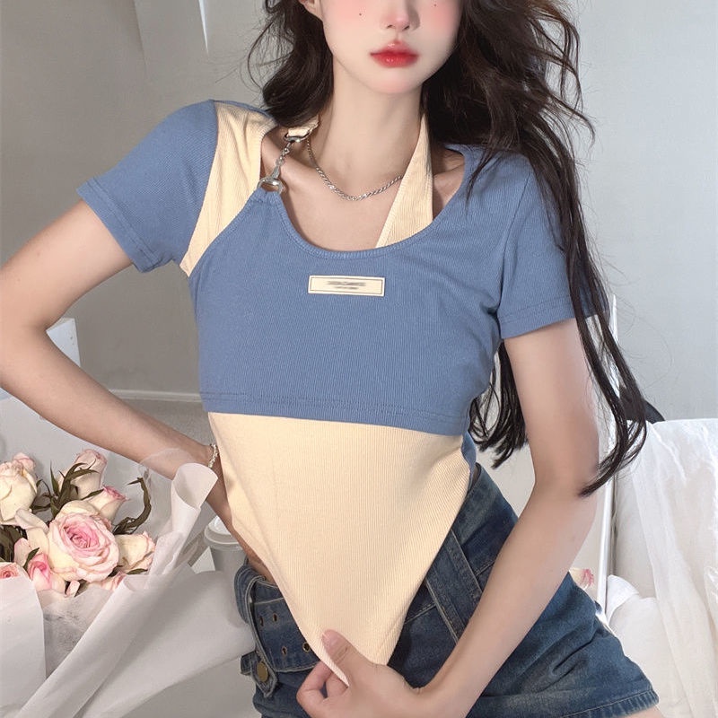 Áo Thun NgắN Tay DáNg Ôm Xinh XắN Cho Nữ JL-TX-224