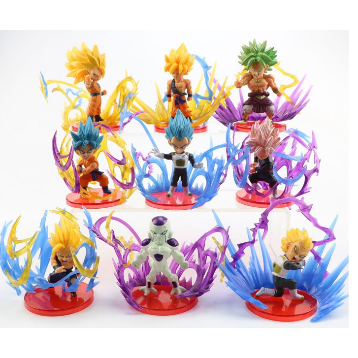 Mô hình Dragon Ball Son Goku, Vegeta, Broly full hiệu ứng tùy chọn 9 mẫu