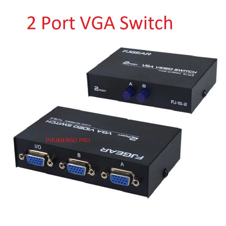 Bộ chia 2 CPU ra 1 màn hình VGA