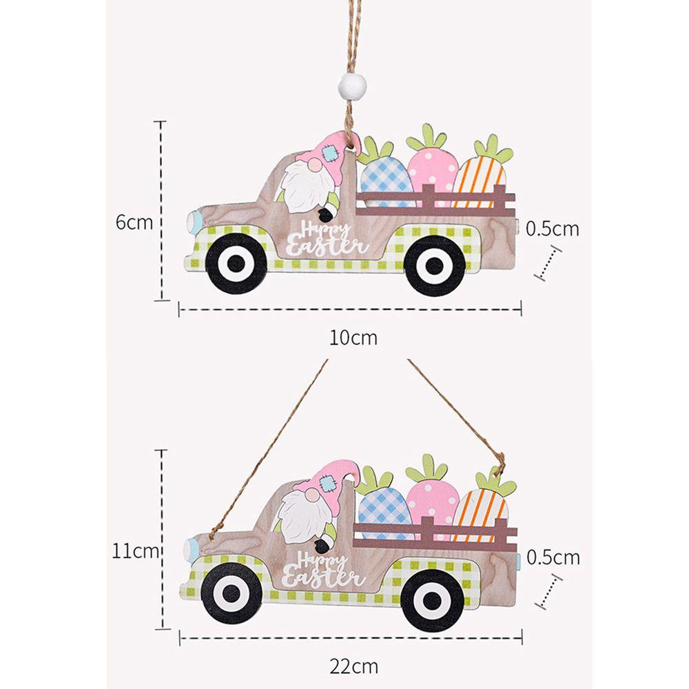 Jane Miếng Dán Trang Trí Sổ Tay DIY Hình Xe Hơi Thỏ Phục Sinh