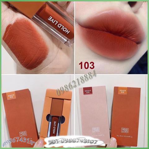 Son kem nắp đính đá Hold Live Velvet Matte Lip AV350