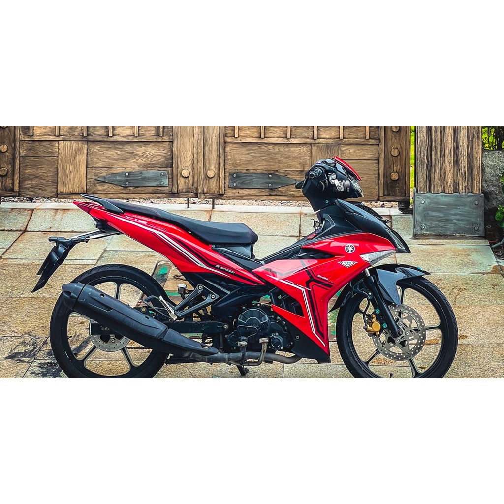 Tem Rời Dán Xe Exciter 150 Mẫu Đỏ Đen Cực Hot, Hàng 3 Lớp Chất Lượng Cao .Team Decal