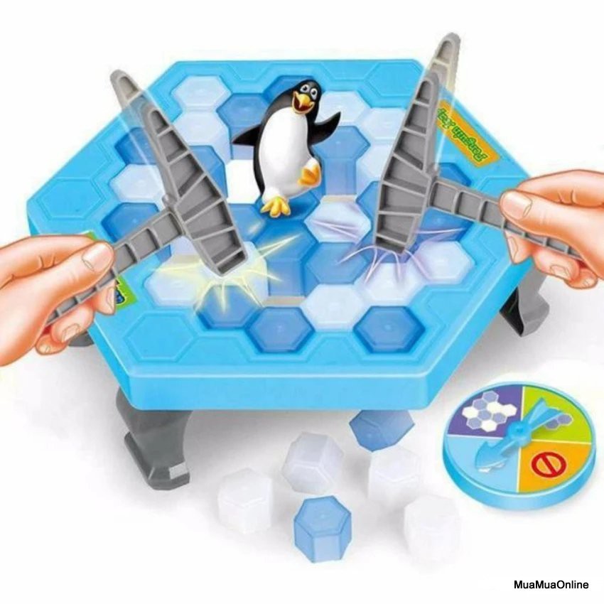 Bộ Trò Chơi Đập Ô Cứu Chim Cánh Cụt Penguin Trap
