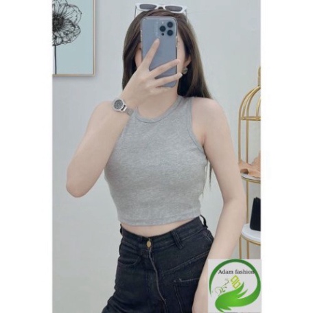 â Áo thun nữ.  Áo thun crotop nữ , áo thun sát nách crotop chất thun cotton mềm mịn - men87_store a