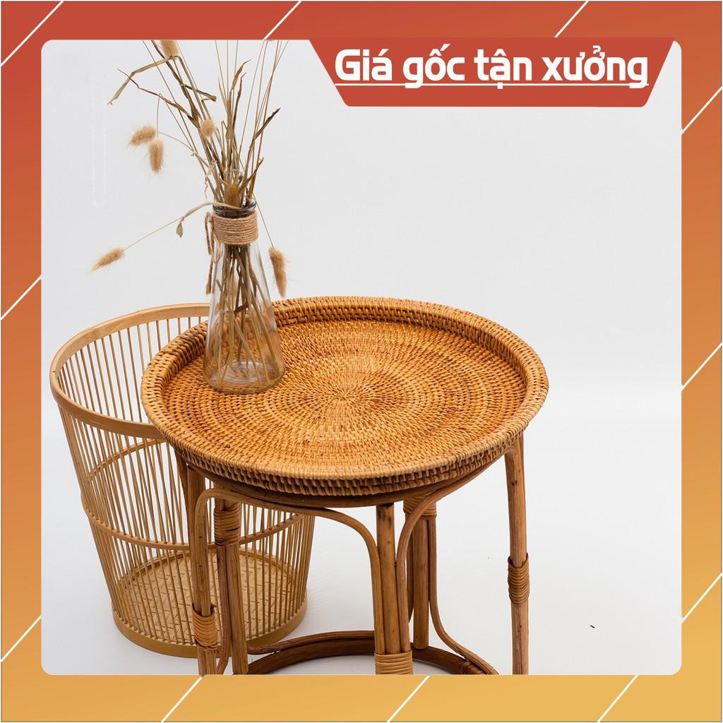 [Giá Sập Sàn] bàn mây tre uống trà trang trí phòng, quán cafe, cung cấp số lượng lớn